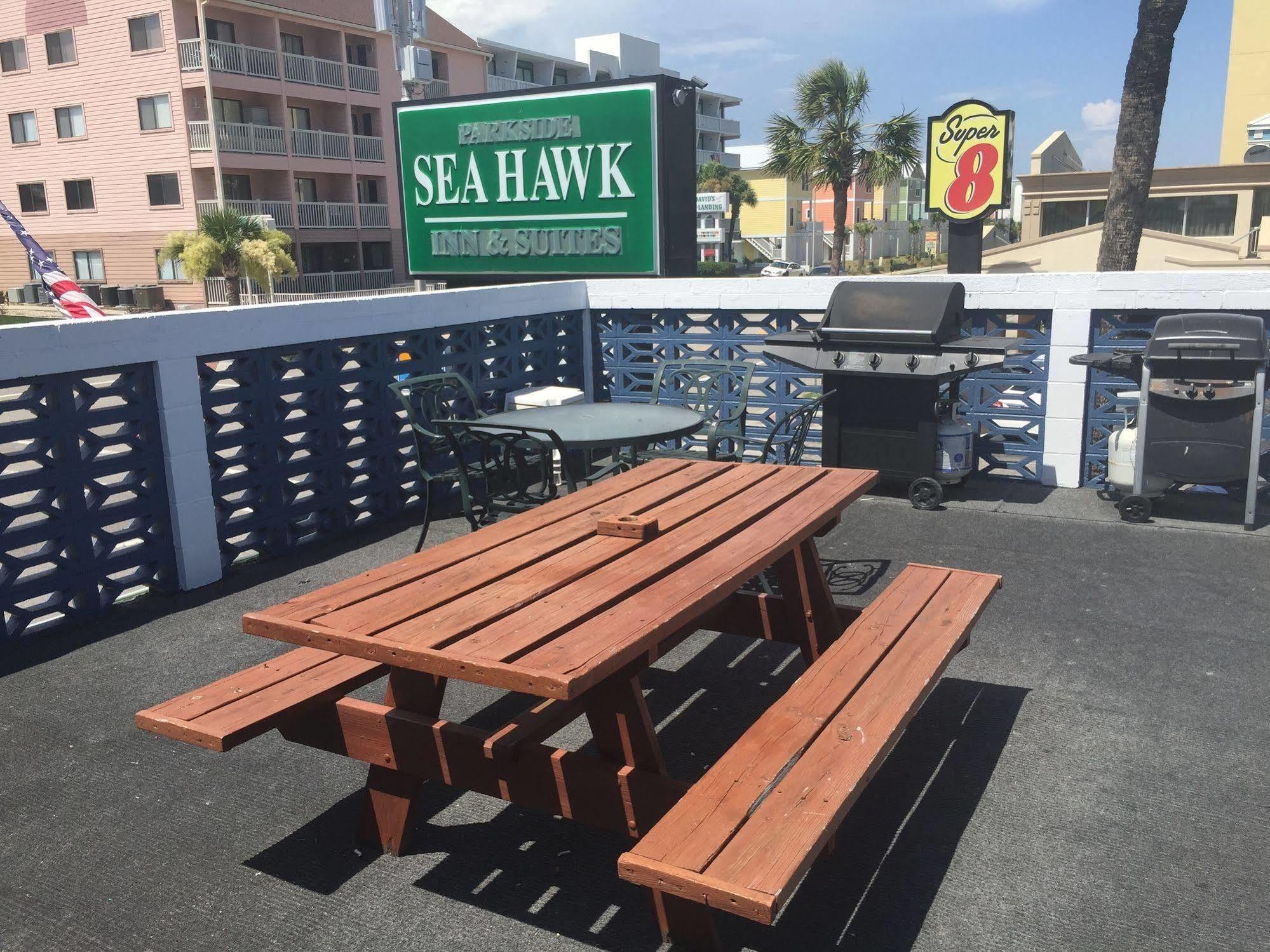 Sea Hawk Oceanfront Motel Миртл-Бич Экстерьер фото