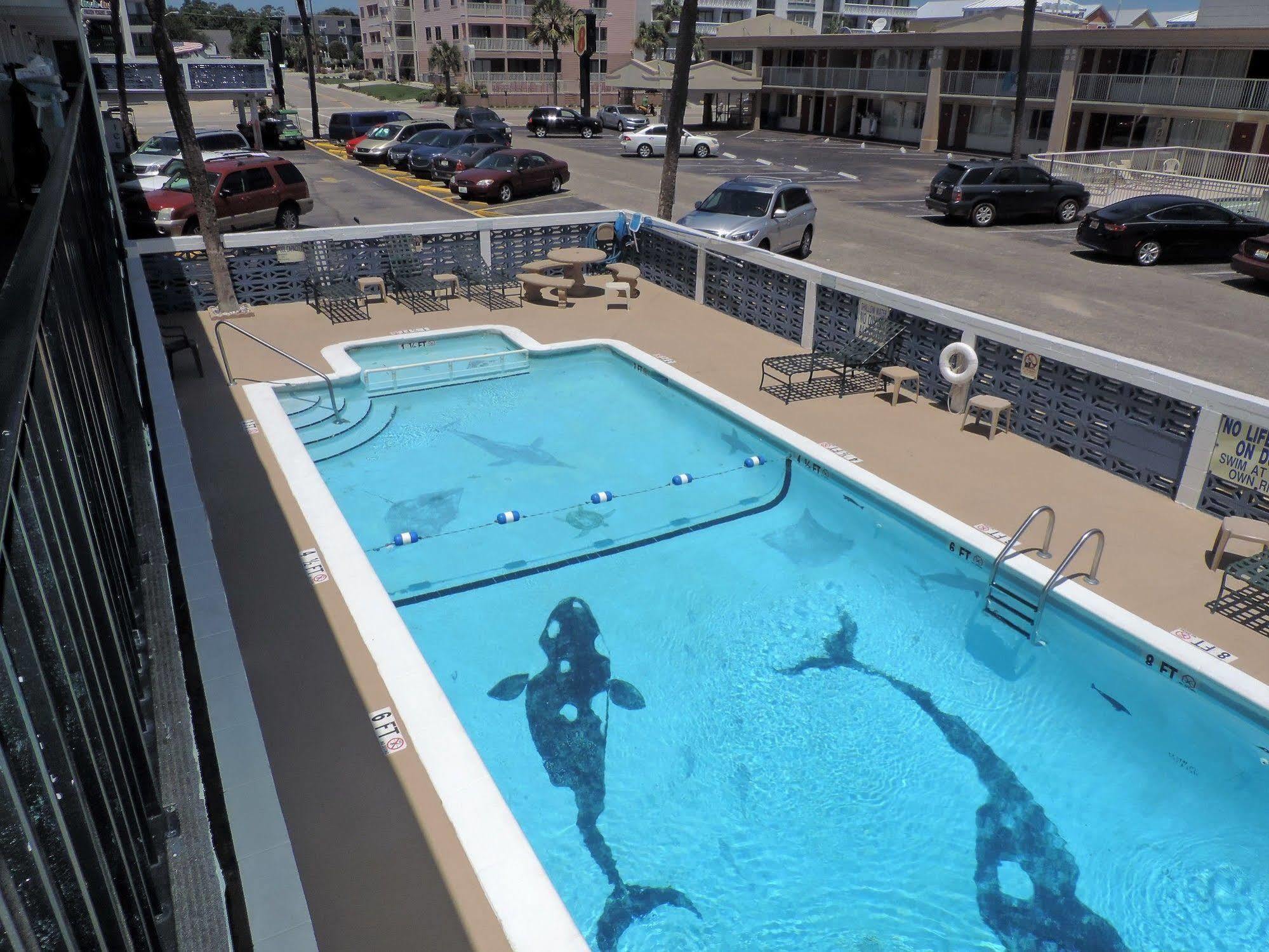 Sea Hawk Oceanfront Motel Миртл-Бич Экстерьер фото