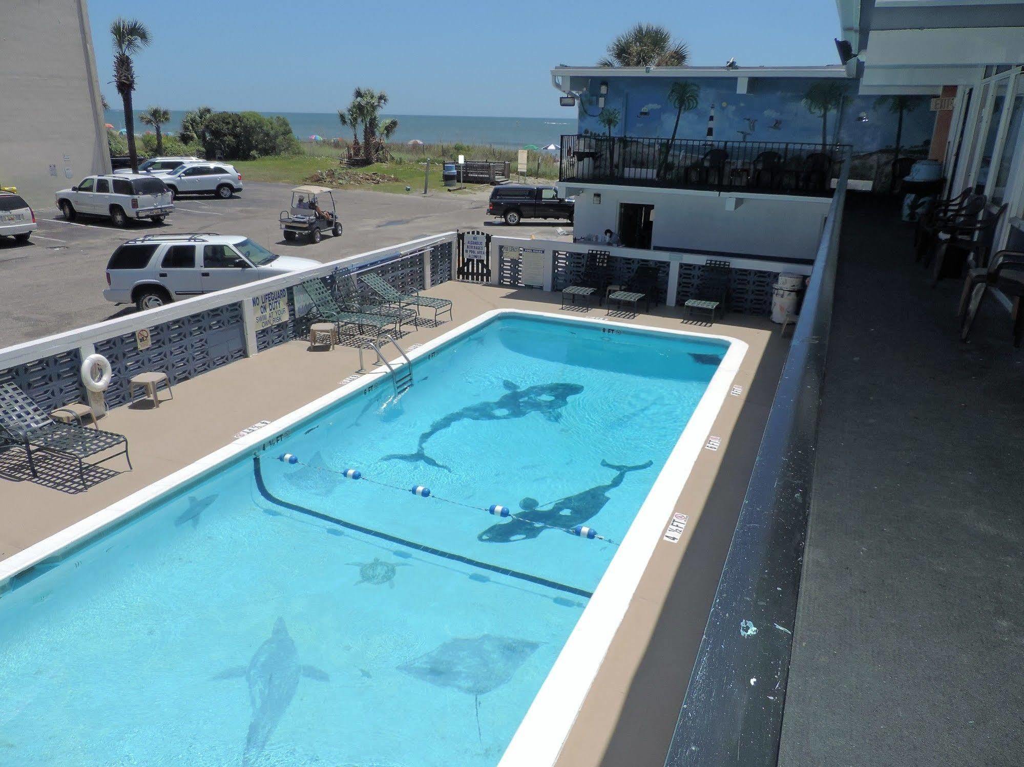 Sea Hawk Oceanfront Motel Миртл-Бич Экстерьер фото