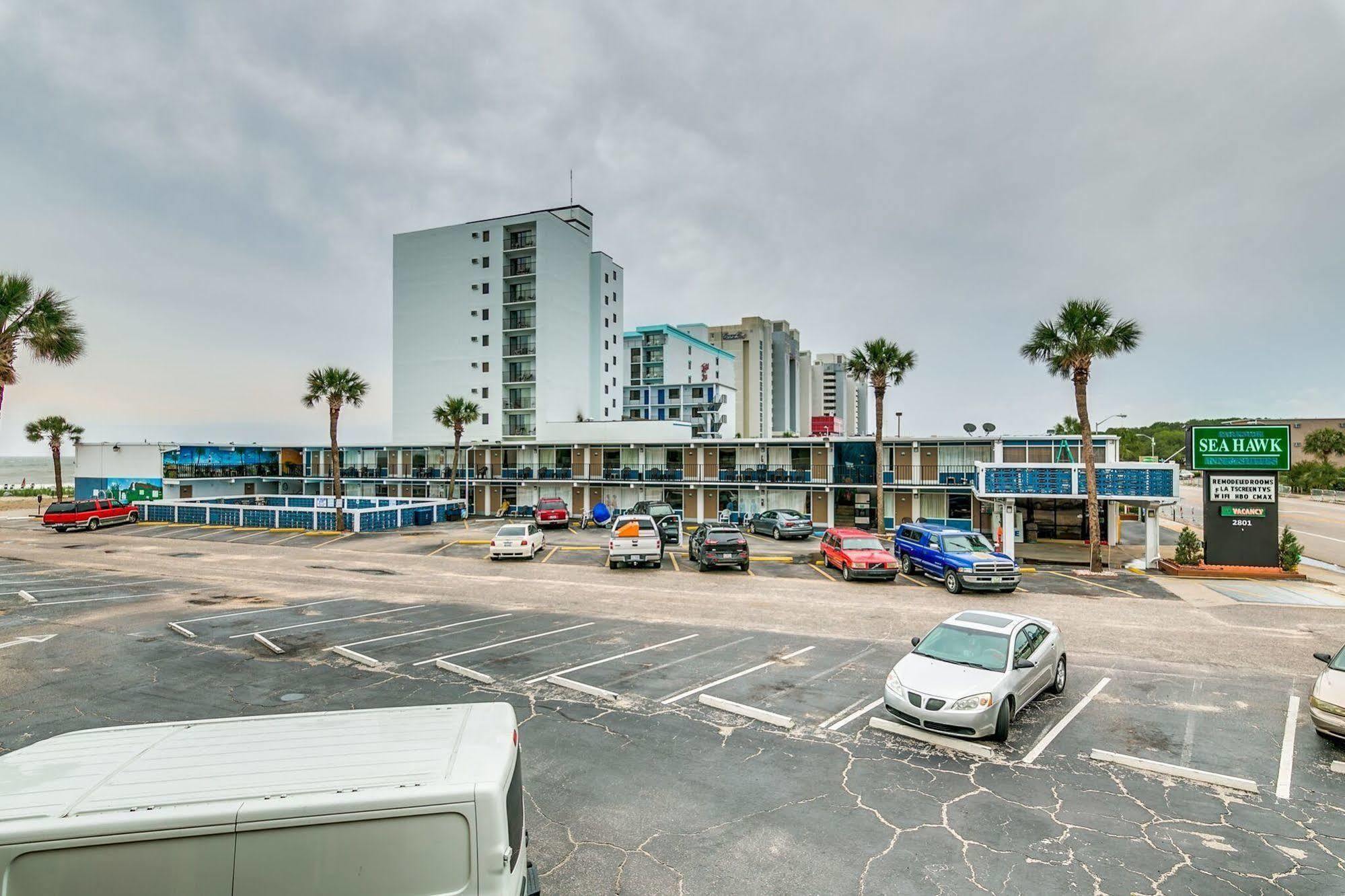 Sea Hawk Oceanfront Motel Миртл-Бич Экстерьер фото